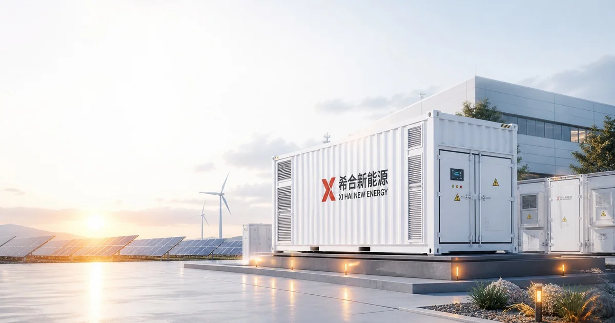 XI HAI NEW ENERGY solar and energy storage solutions