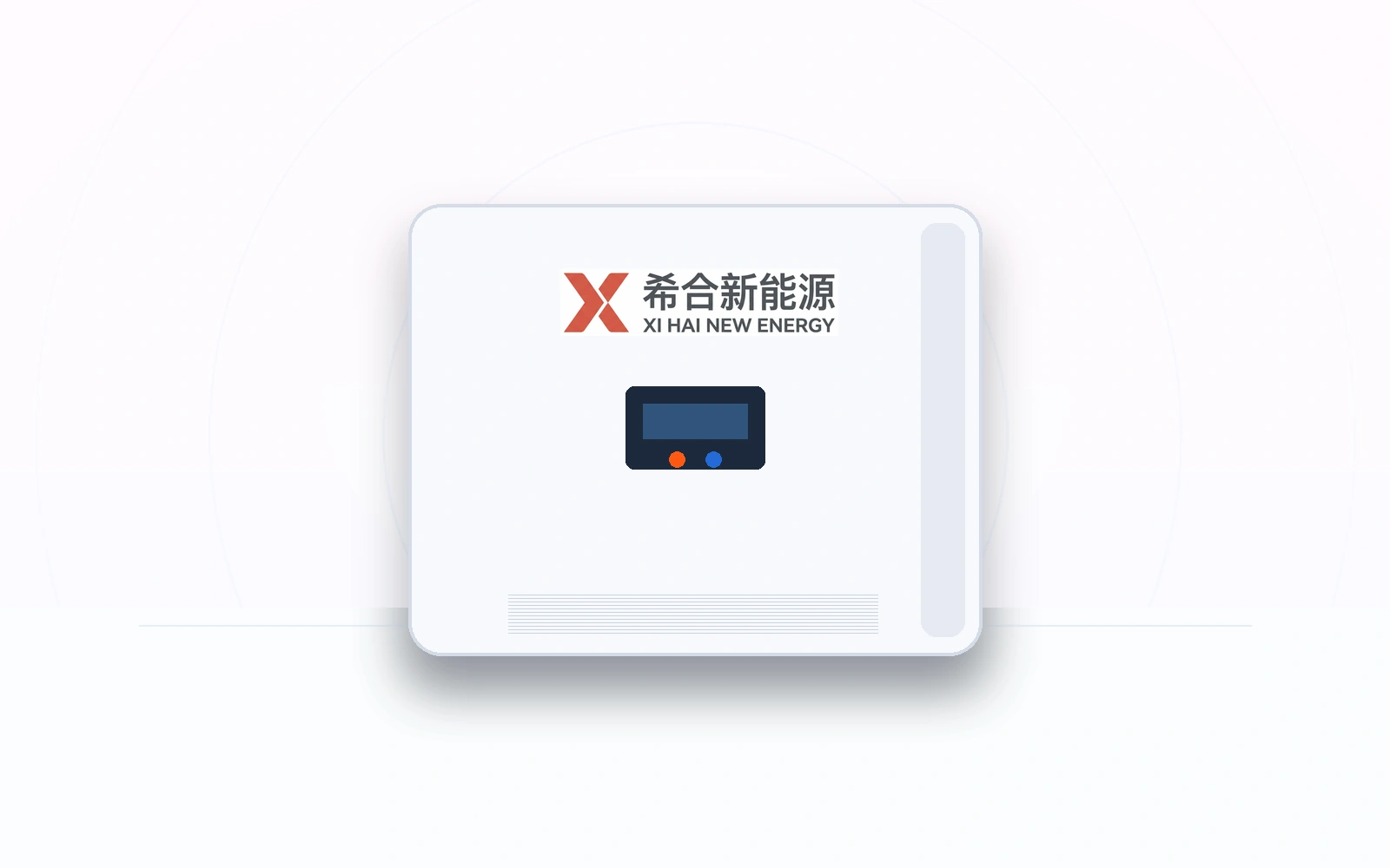 High-resolution inverter product visual for solar and storage systems