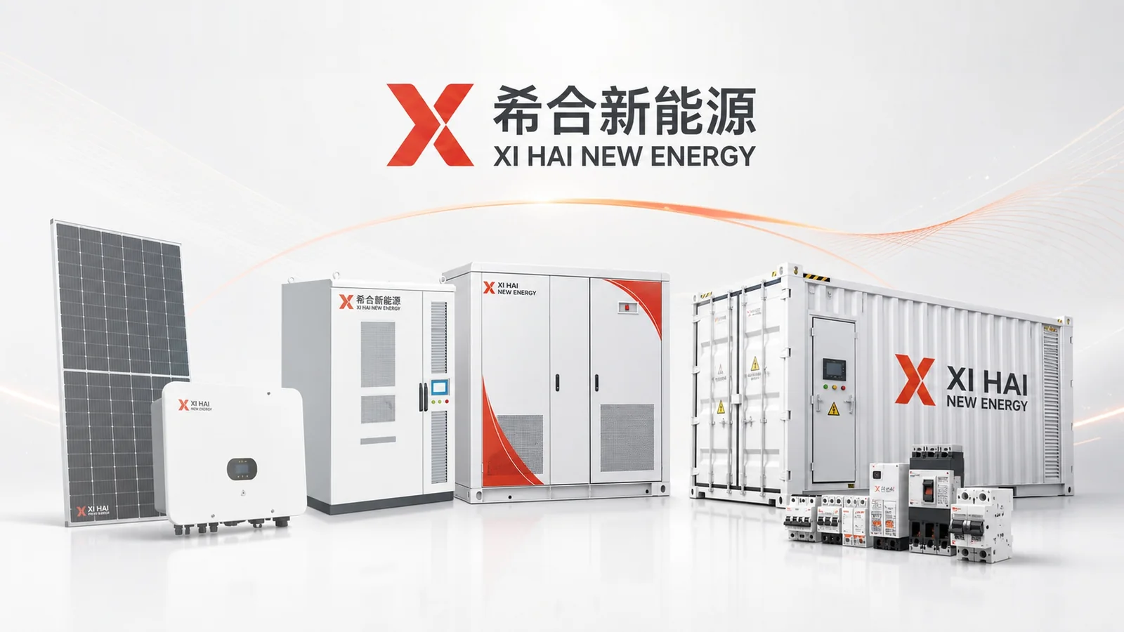 Solar modules inverters home ESS and containerized BESS product supply
