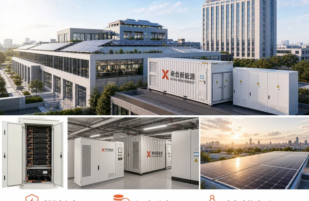 800kW 1.6MWh commercial building scenario