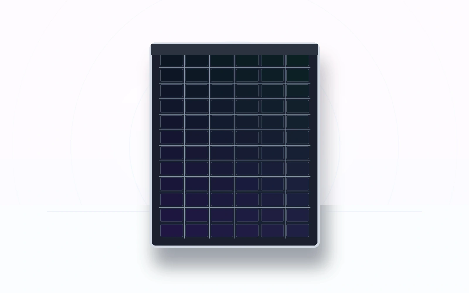 Unified generated PV module product illustration for XI HAI solar projects